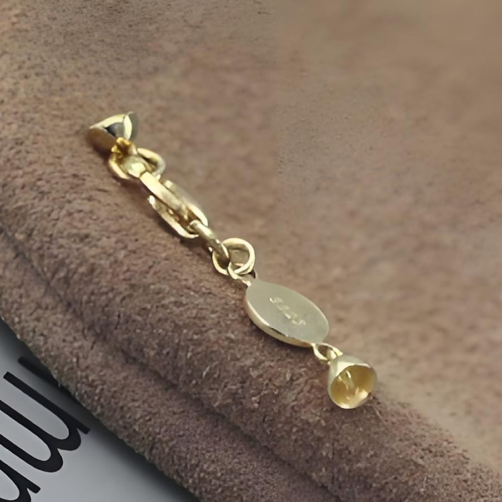 Single Loop Silver Leather Cord Fastener Clasp Lab Inspected DDP Online Long Lasting Handmade Necklace Components