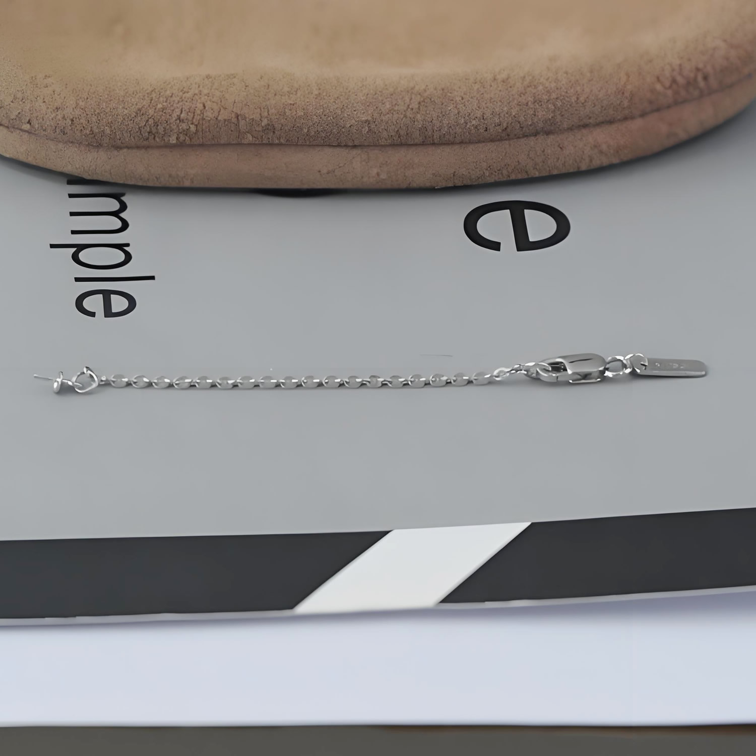 925 Sterling Silver Leather Cord Spring Clasp Lab Tested Authentic DDP In Stock Online Anti Tarnish DIY Bracelet Jewelry Finding