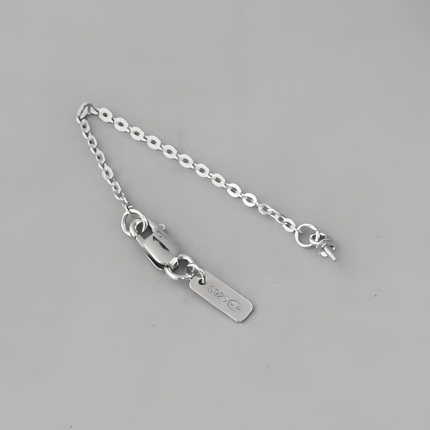 925 Sterling Silver Leather Cord Spring Clasp Lab Tested Authentic DDP In Stock Online Anti Tarnish DIY Bracelet Jewelry Finding