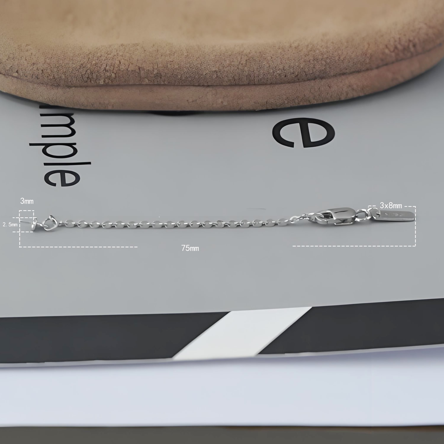 925 Sterling Silver Leather Cord Spring Clasp Lab Tested Authentic DDP In Stock Online Anti Tarnish DIY Bracelet Jewelry Finding