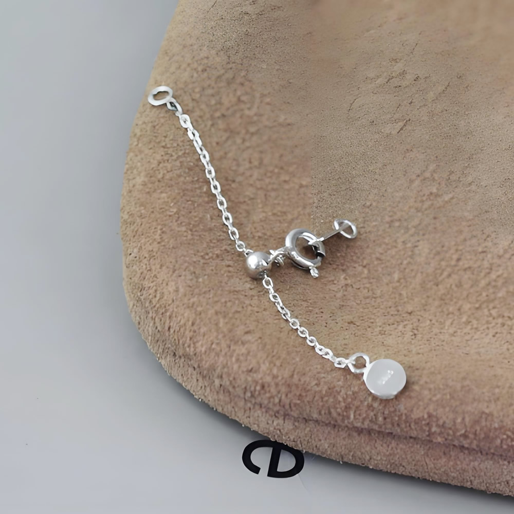 Sterling Silver T-Bar Cord End Clasp Lab Verified Wax Rope Bracelet Fitting