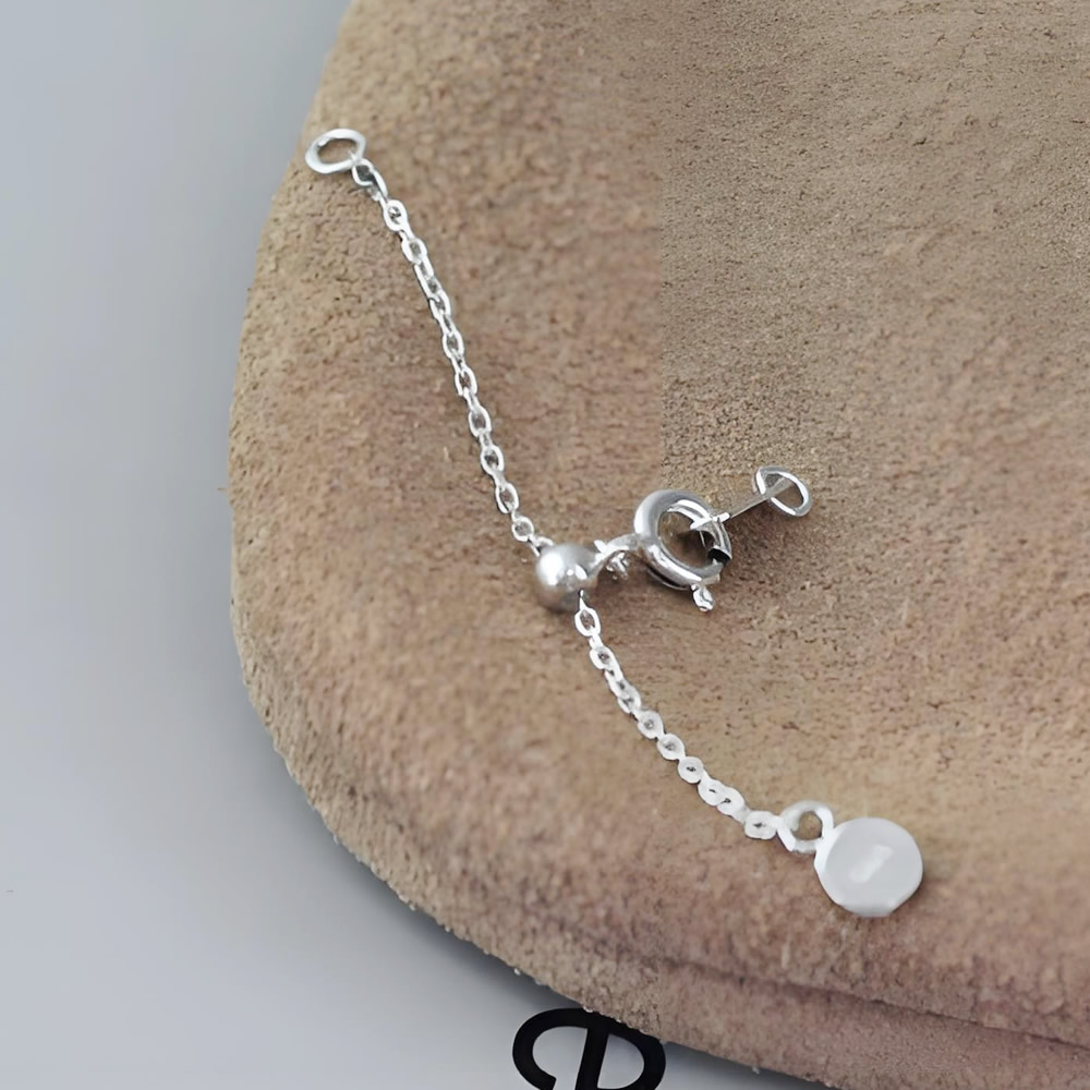 Polished Solid Silver Crimp Leather Rope Tube Lab Verified Pure Silver DDP Ready Stock Sturdy Nordic Cord Craft Supplies