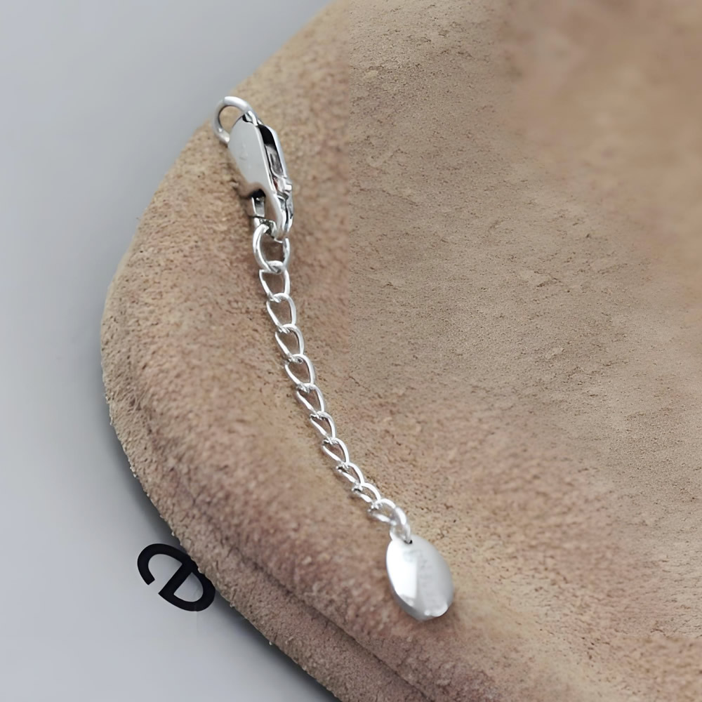 Sterling Silver Cord End With Lobster Clasp Lab Verified Leather Bracelet Fitting
