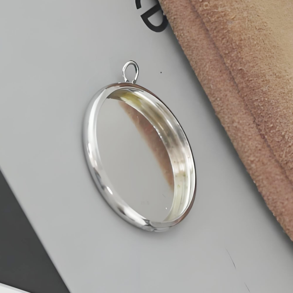 Sterling Silver Pendant Polished Solid Silver Lab Verified Sturdy Nordic Jewelry Craft Findings
