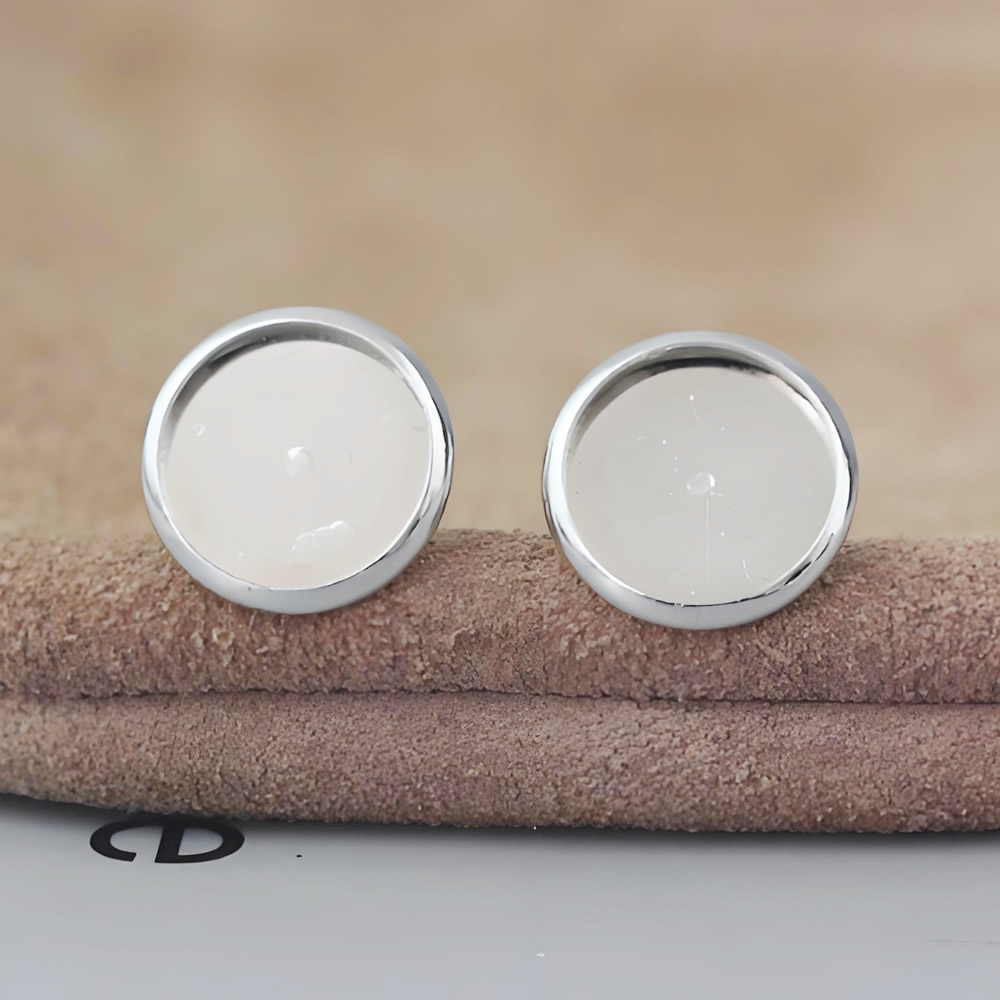 925 Sterling Silver Flat Head Ear Stud Pin Lab Tested Authentic DDP In Stock Online Anti Tarnish DIY Earring Jewelry Findings