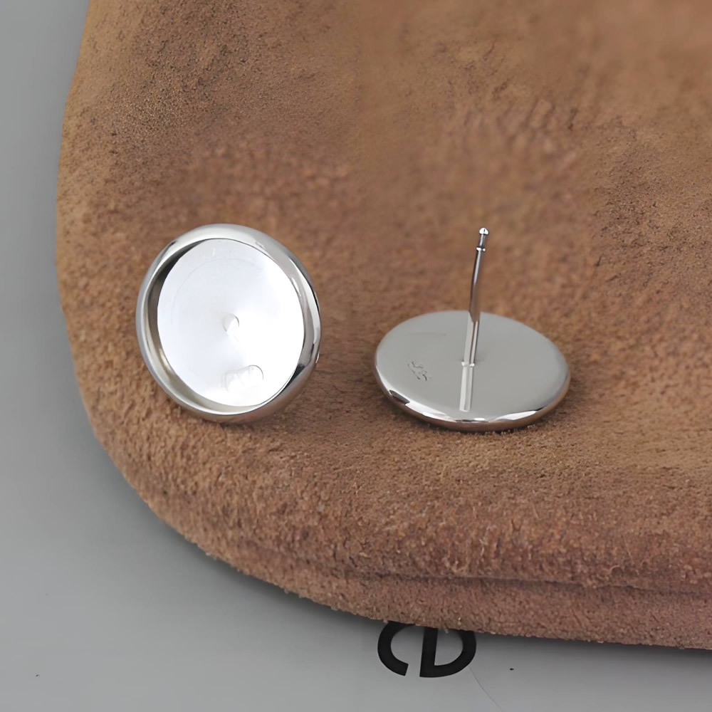 925 Sterling Silver Flat Head Ear Stud Pin Lab Tested Authentic DDP In Stock Online Anti Tarnish DIY Earring Jewelry Findings