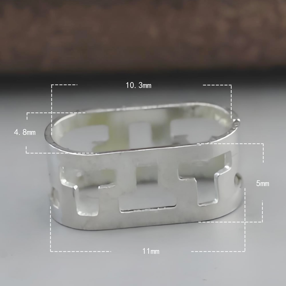 925 Sterling Silver Smooth Hollow Round Tube Lab Tested Authentic DDP In Stock Online Anti Tarnish DIY Bracelet Jewelry Findings