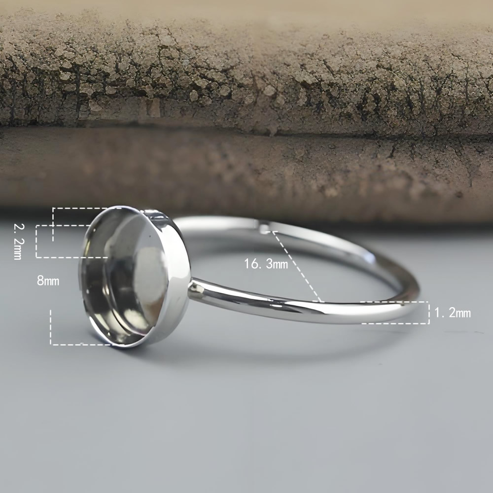 Sterling Silver Ring Base
