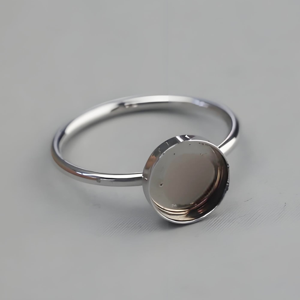 Sterling Silver Ring Base