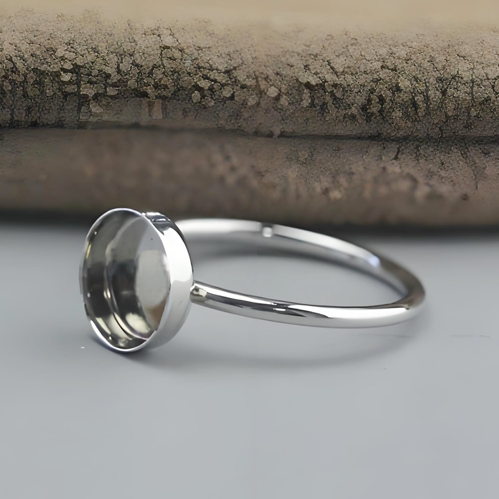 Sterling Silver Ring Base