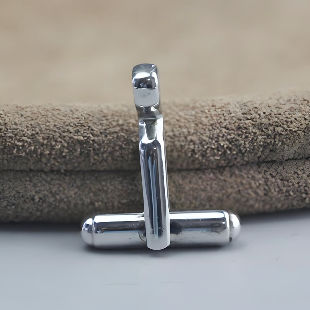 925 Sterling Silver Swivel Cuff Link Foot Lab Tested Authentic DDP In Stock Online Anti Tarnish DIY Cufflink Jewelry Findings