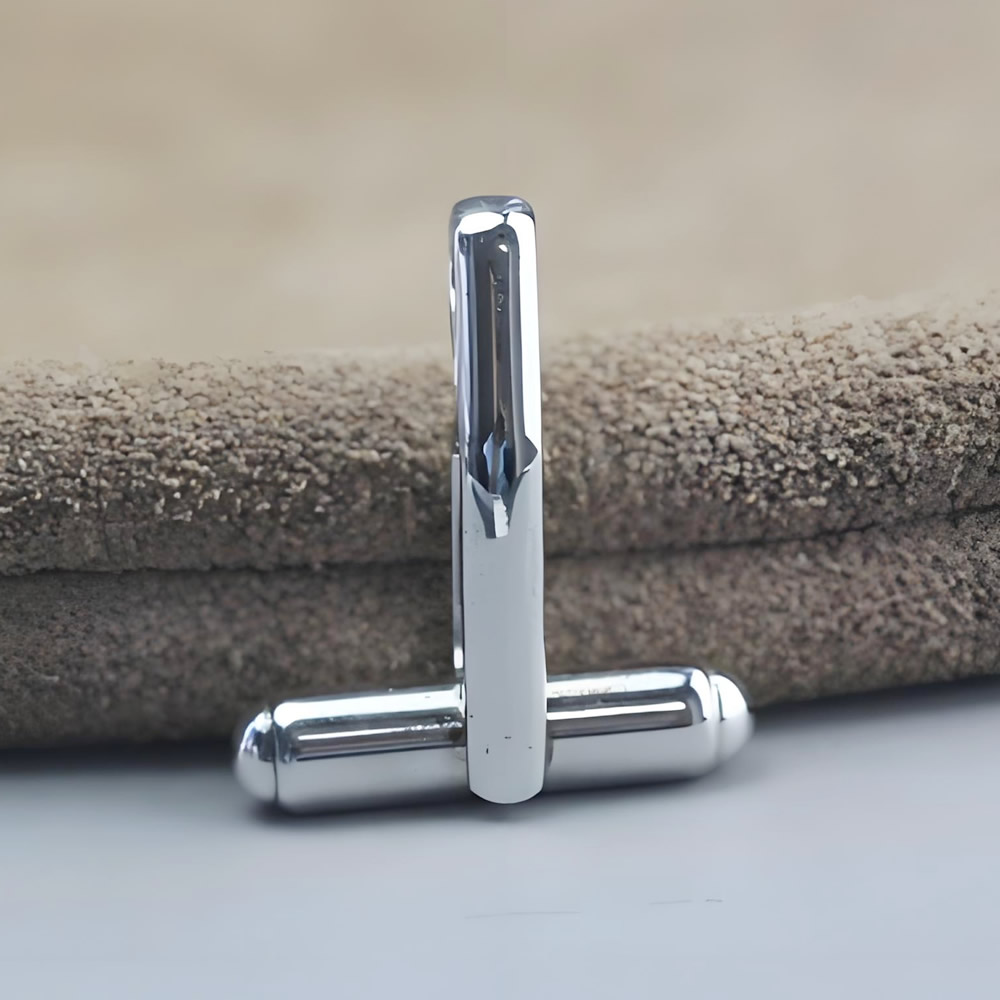 925 Sterling Silver Swivel Cuff Link Foot Lab Tested Authentic DDP In Stock Online Anti Tarnish DIY Cufflink Jewelry Findings