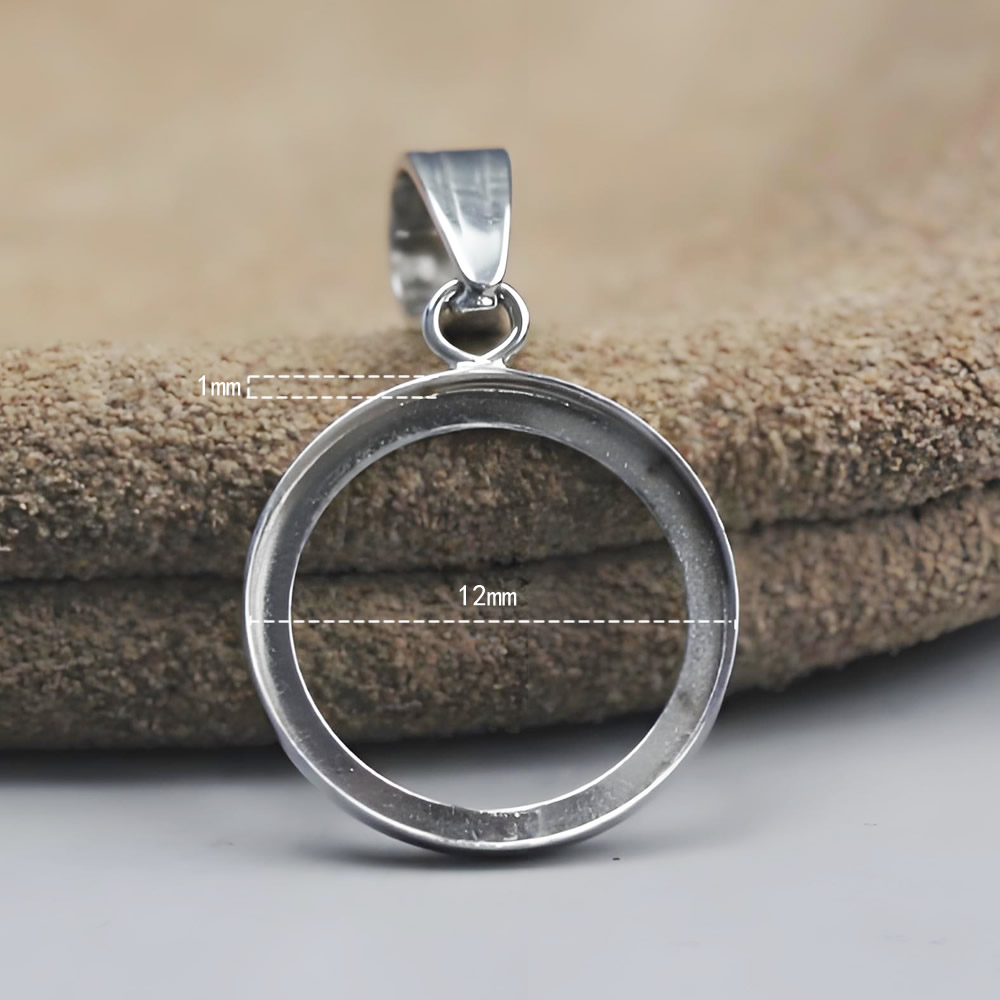 Sterling Silver Pendant Setting