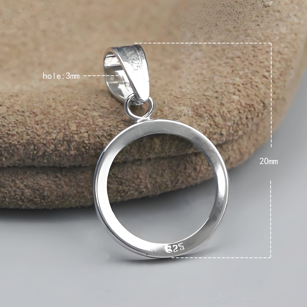 Sterling Silver Pendant Setting