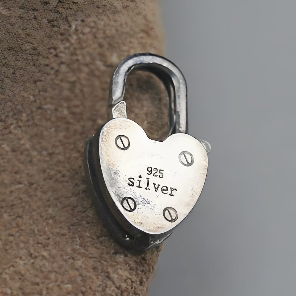 Sterling Silver Engraved Heart Spring Clasp Lab Tested Authentic DDP In Stock Online Anti Tarnish DIY Bracelet Jewelry Findings