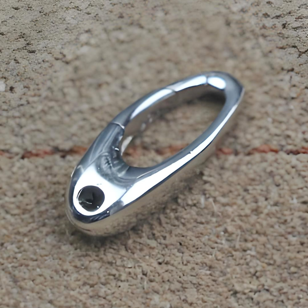 Sterling Silver Irregular Oval Spring Clasp Lab Tested Authentic DDP In Stock Online Anti Tarnish DIY Bracelet Jewelry Findings