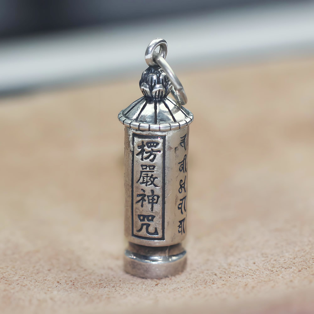 Sterling Silver Cylinder Pet Ash Urn Pendant Lab Tested Authentic DDP In Stock Online Anti Tarnish DIY Memorial Jewelry Findings