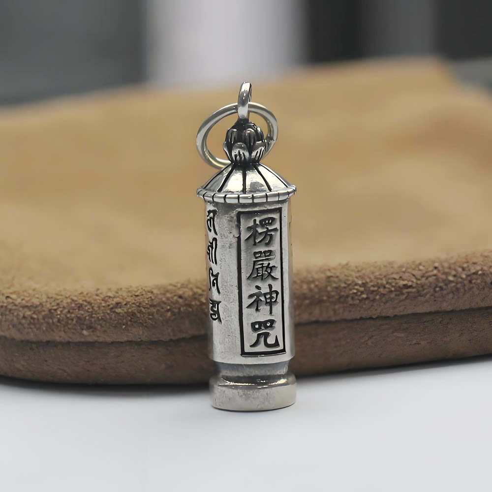 Sterling Silver Cylinder Pet Ash Urn Pendant Lab Tested Authentic DDP In Stock Online Anti Tarnish DIY Memorial Jewelry Findings