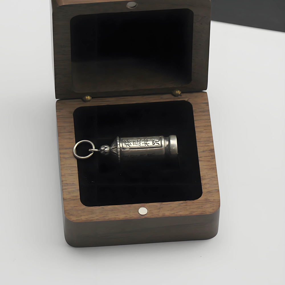 Sterling Silver Cylinder Pet Ash Urn Pendant Lab Tested Authentic DDP In Stock Online Anti Tarnish DIY Memorial Jewelry Findings