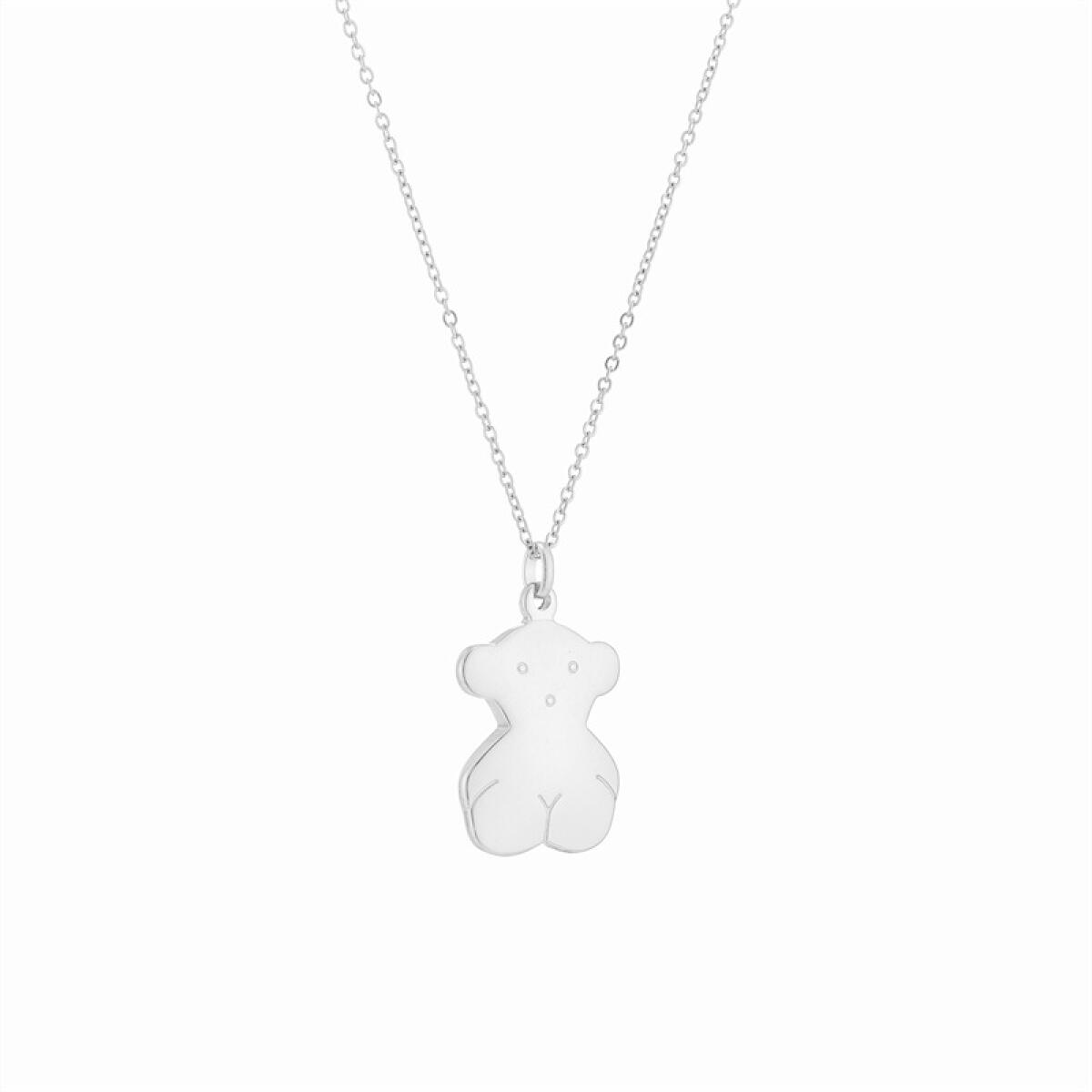 Stainless Steel Hypoallergenic Bear Earring Necklace Combo