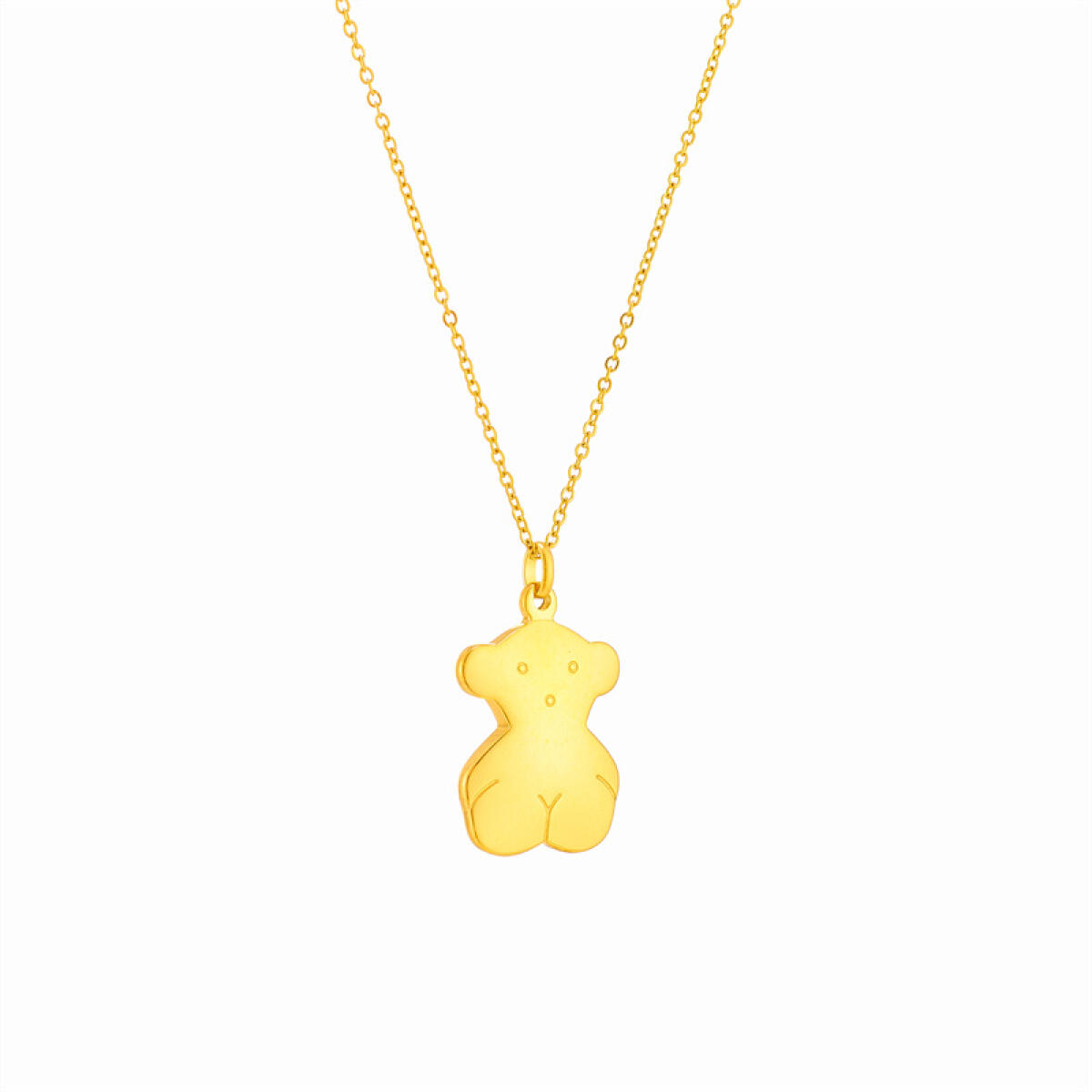 Stainless Steel Hypoallergenic Bear Earring Necklace Combo