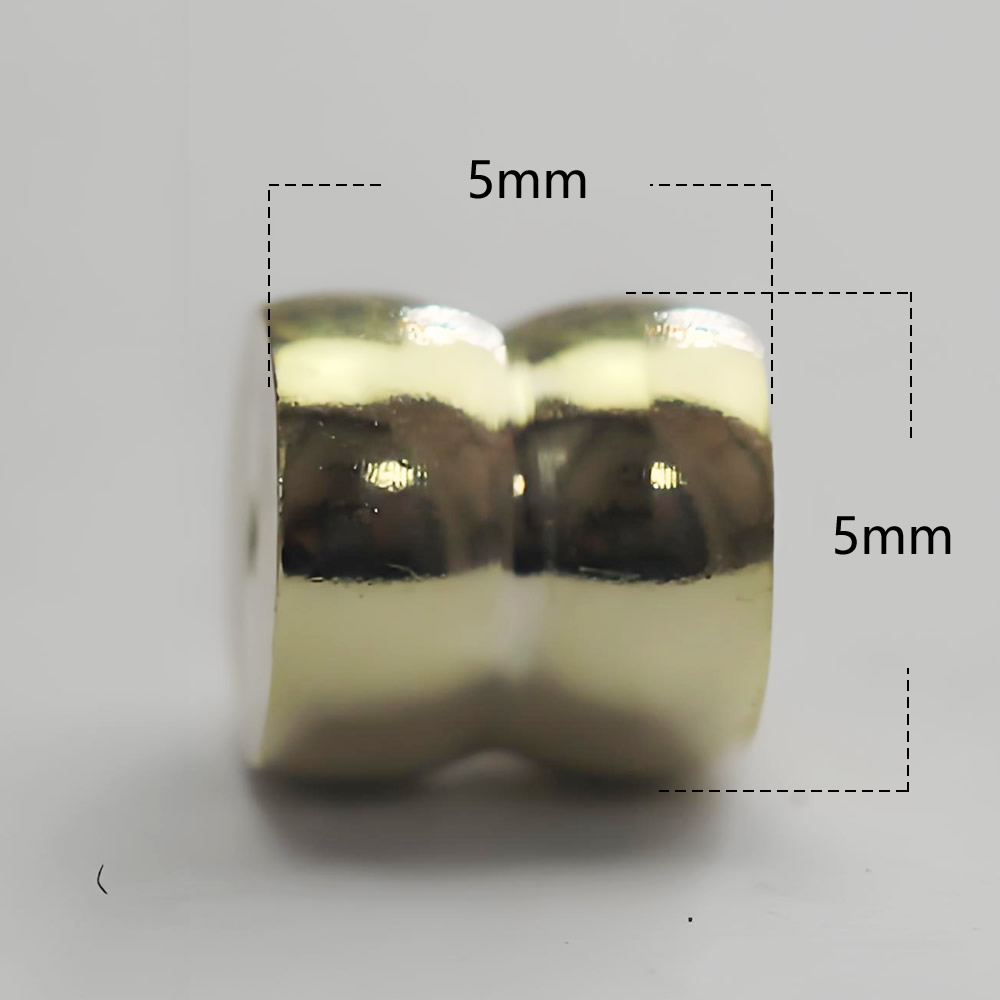 Sterling Silver Double Drum Ear Nuts Lab Inspected Reliable Earring Fasteners