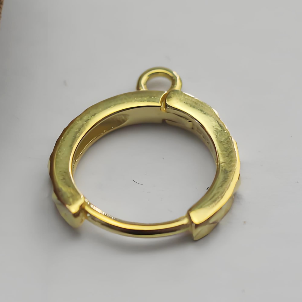 Sterling Silver Hoops Earring Components