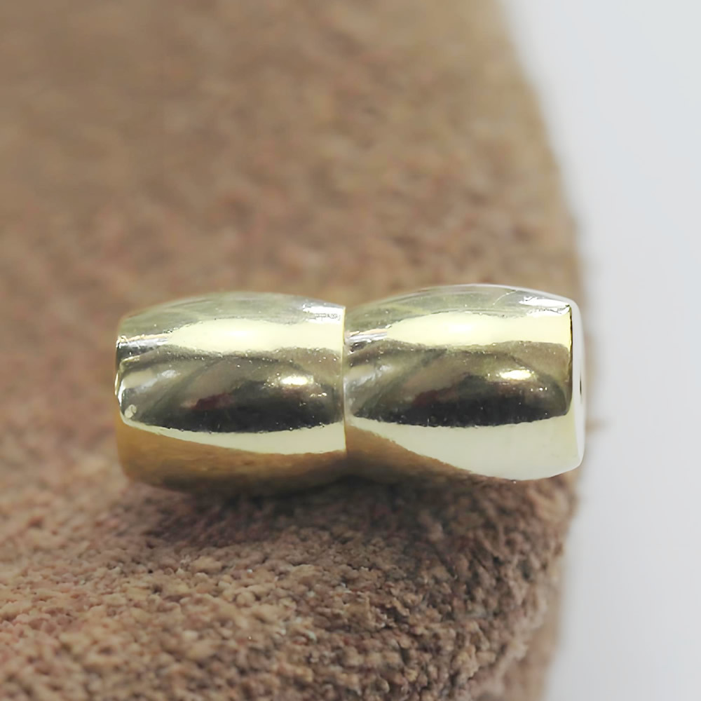 Sterling Silver Twin Oval Screw Clasp Lab Certified Secure Jewelry Fastener