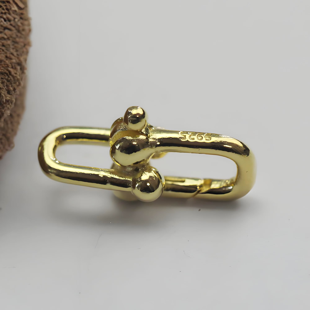 Sterling Silver Rectangular Spring Clasp Lab Tested Authentic DDP In Stock Online Anti Tarnish DIY Bracelet Jewelry Findings