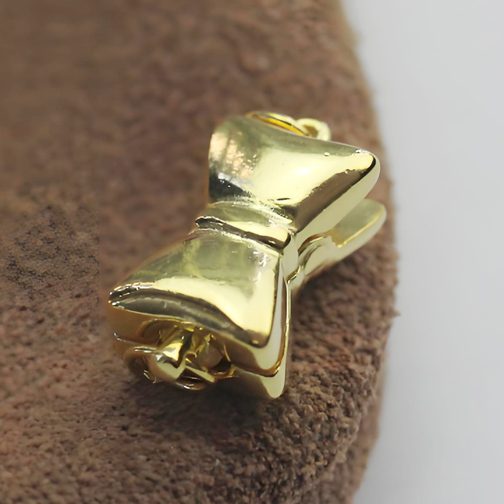 Sterling Silver Bow Shape Slide Insert Clasp Lab Tested Authentic Online Anti Tarnish DIY Bracelet Jewelry Findings