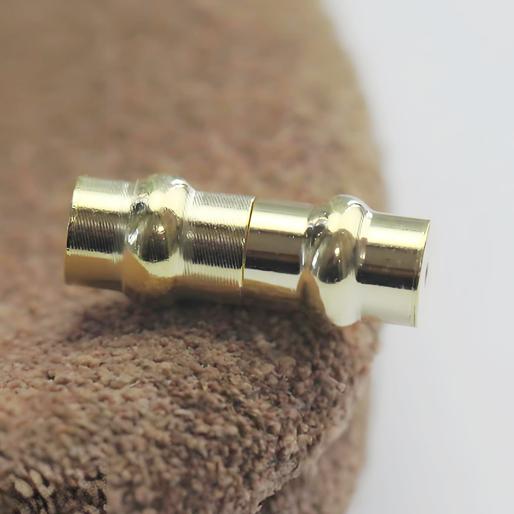 Solid Silver Screw Tube Clasp Lab Tested Authentic DDP In Stock Online Anti Tarnish DIY Bracelet Jewelry Findings