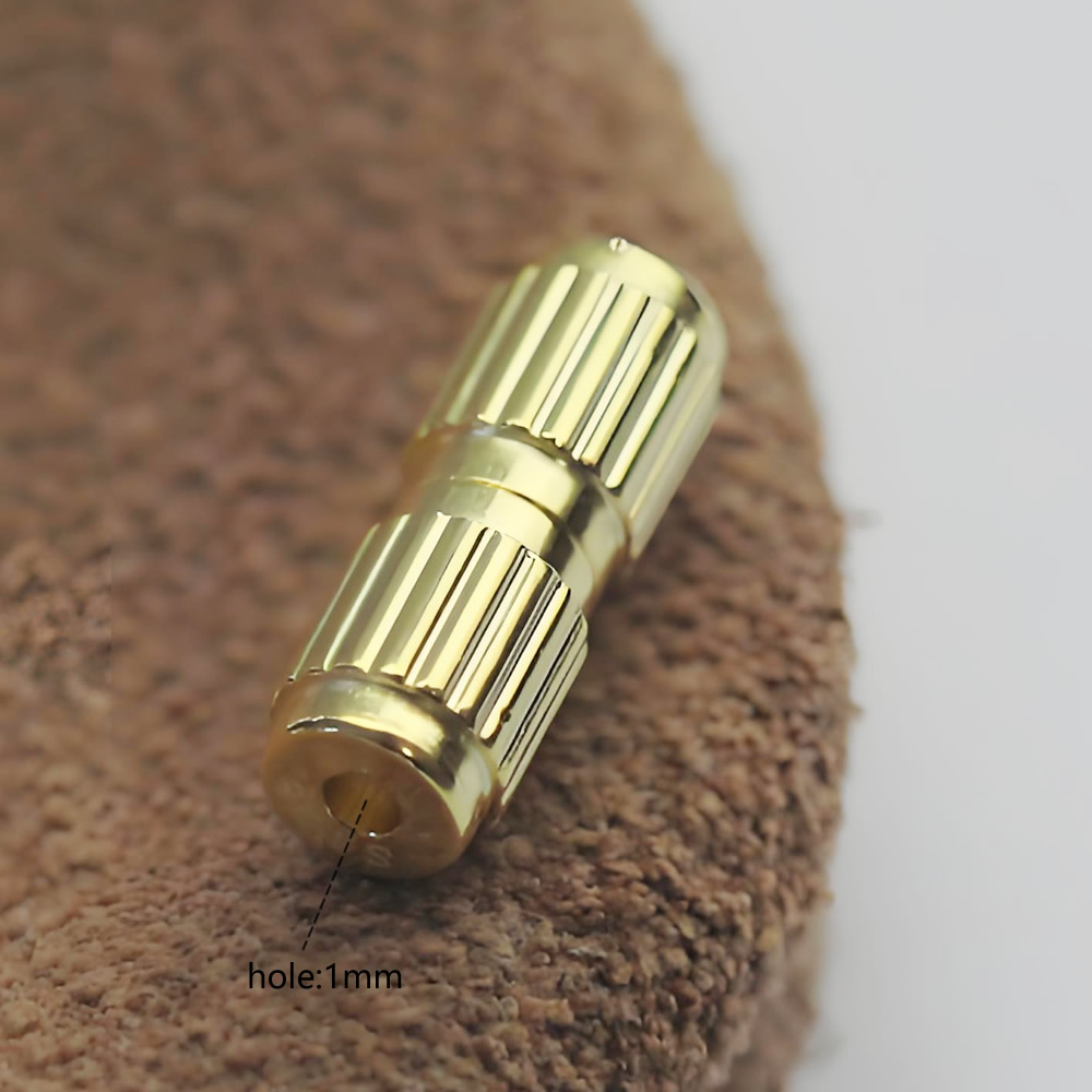 S925 Silver Grooved Screw Clasp Lab Verified Eliminate Fake Silver Risks