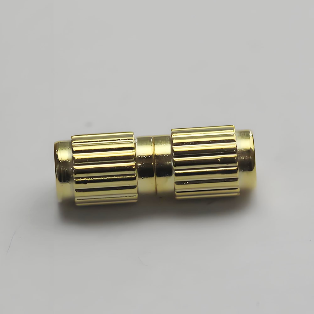 S925 Silver Grooved Screw Clasp Lab Verified Eliminate Fake Silver Risks
