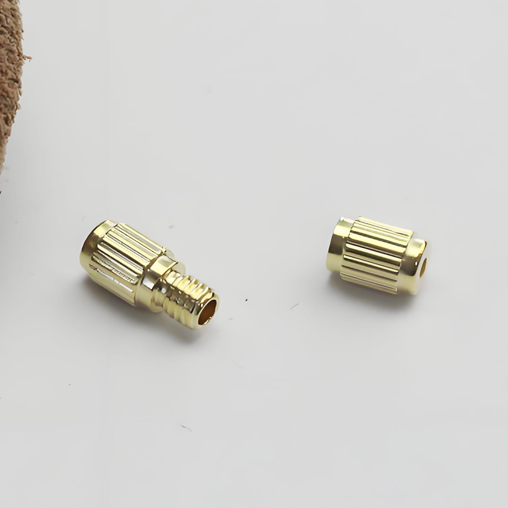 S925 Silver Grooved Screw Clasp Lab Verified Eliminate Fake Silver Risks