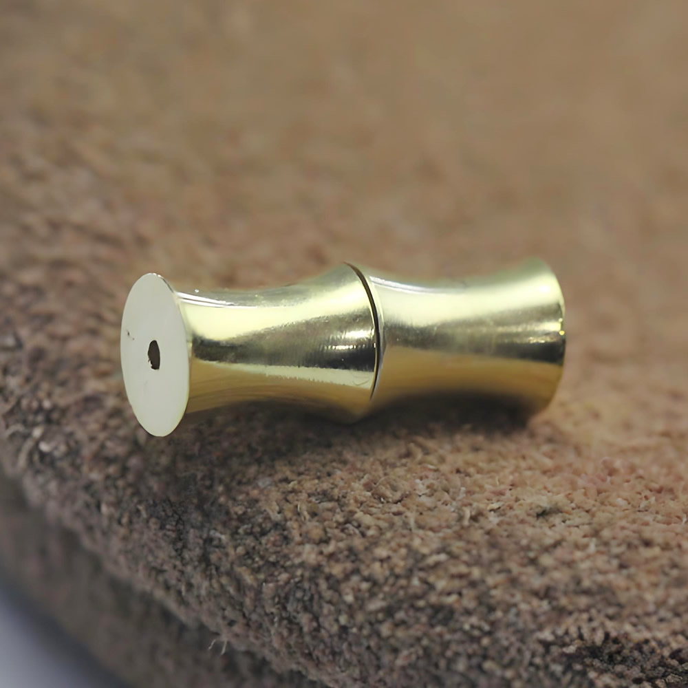 Polished Solid Silver Barrel Screw Lock Clasp Lab Verified Pure Silver DDP Ready Stock Sturdy Handmade Chain Supplies