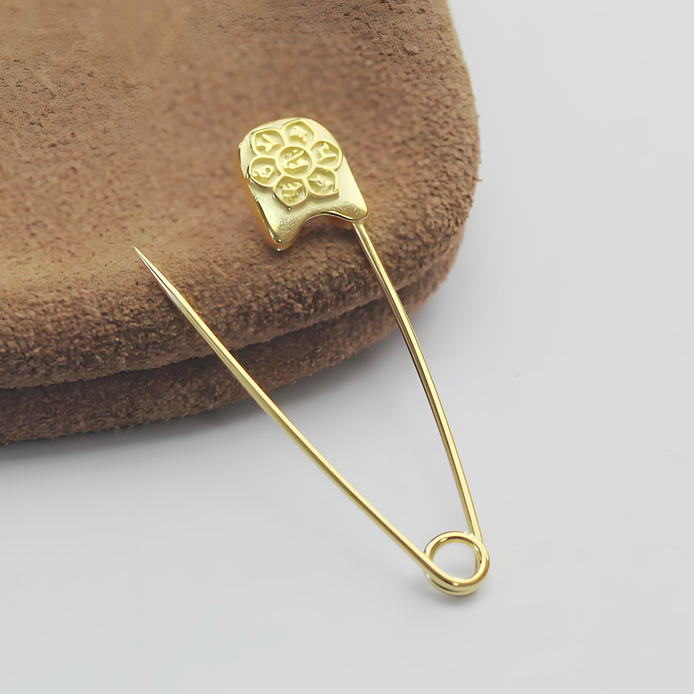 Solid Sterling Silver Brooch Blank Wear Resistant For Custom Jewelry Making