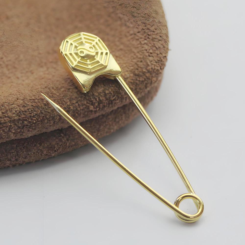Sterling Silver Brooch Findings Lab Certified Secure Pin Anti-Allerg