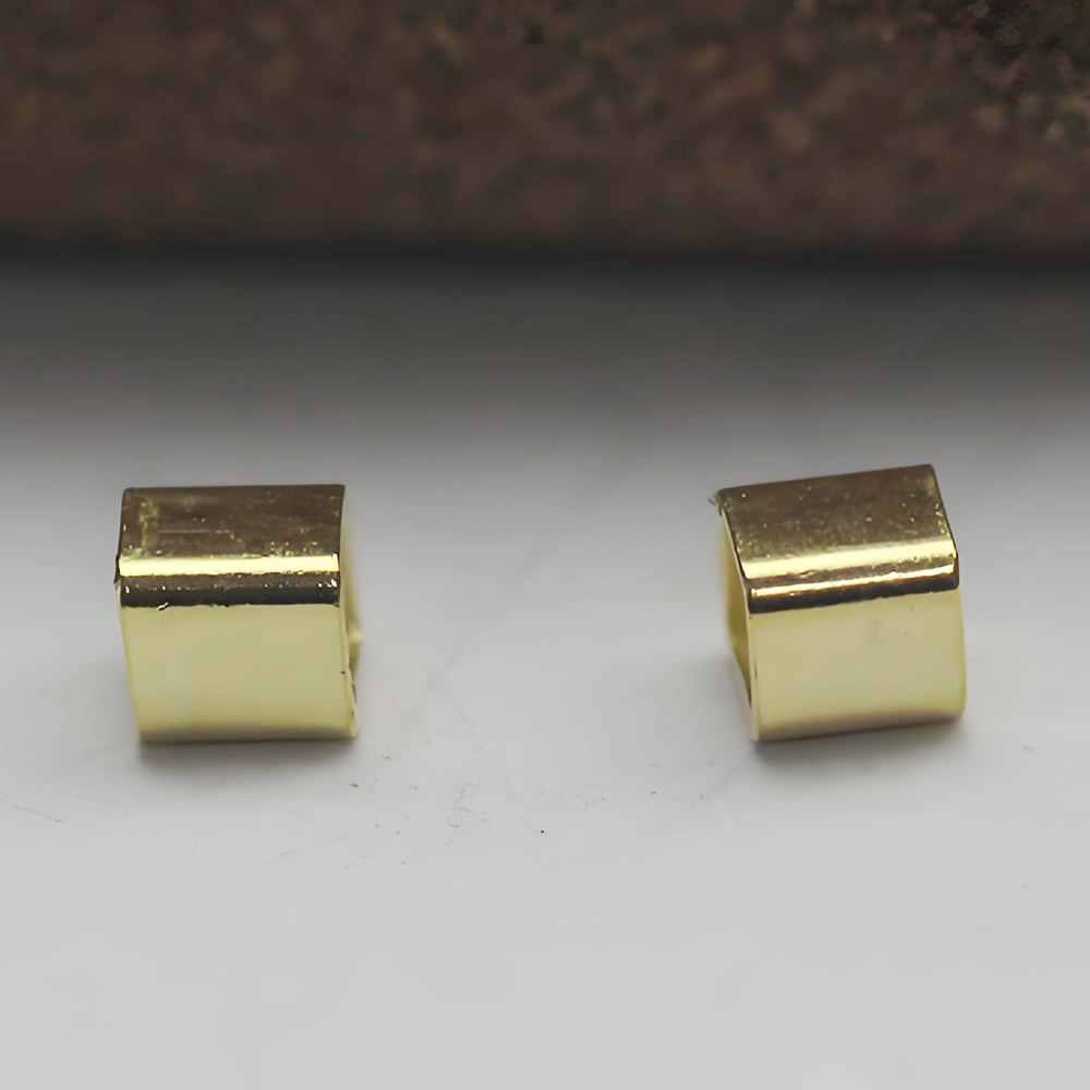 Sterling Silver Square Tube Bead Spacers Lab Tested Authentic DDP In Stock Online Anti Tarnish DIY Necklace Jewelry Findings