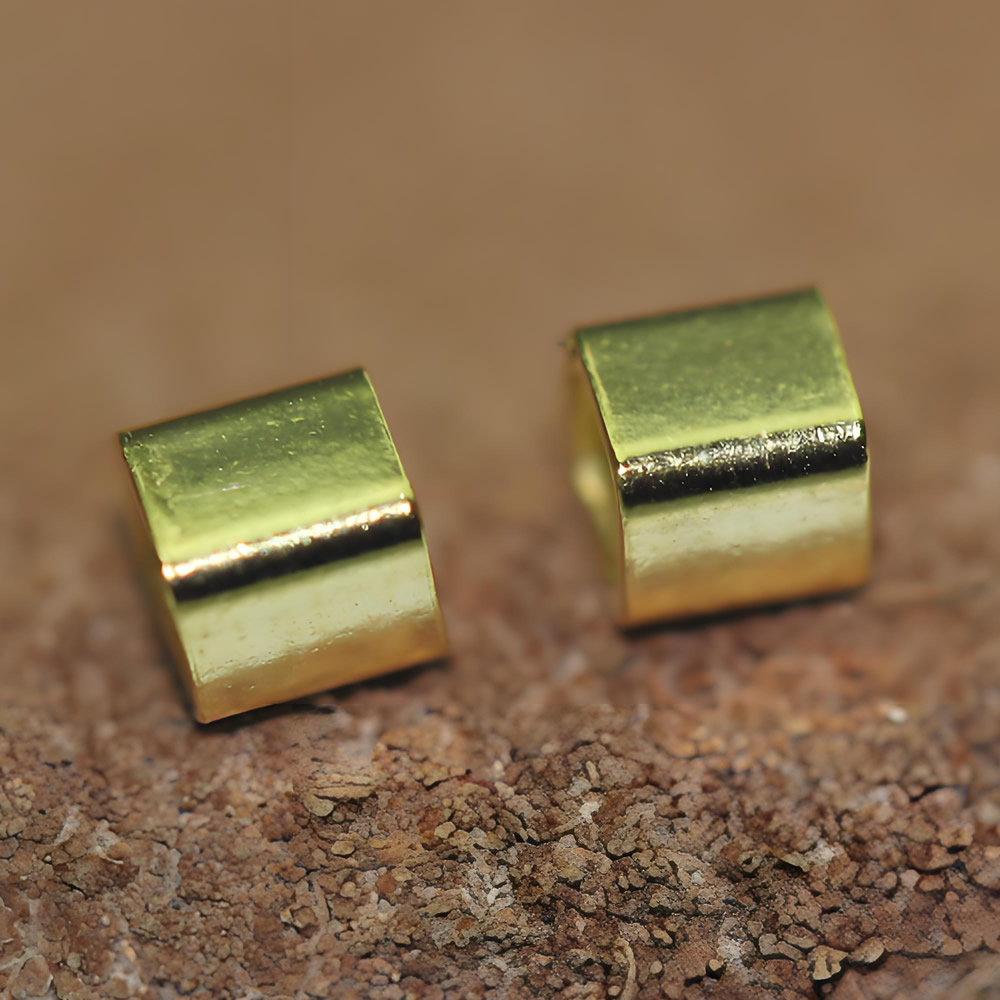 Sterling Silver Square Tube Bead Spacers Lab Tested Authentic DDP In Stock Online Anti Tarnish DIY Necklace Jewelry Findings