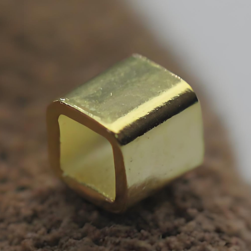 Sterling Silver Square Tube Bead Spacers Lab Tested Authentic DDP In Stock Online Anti Tarnish DIY Necklace Jewelry Findings
