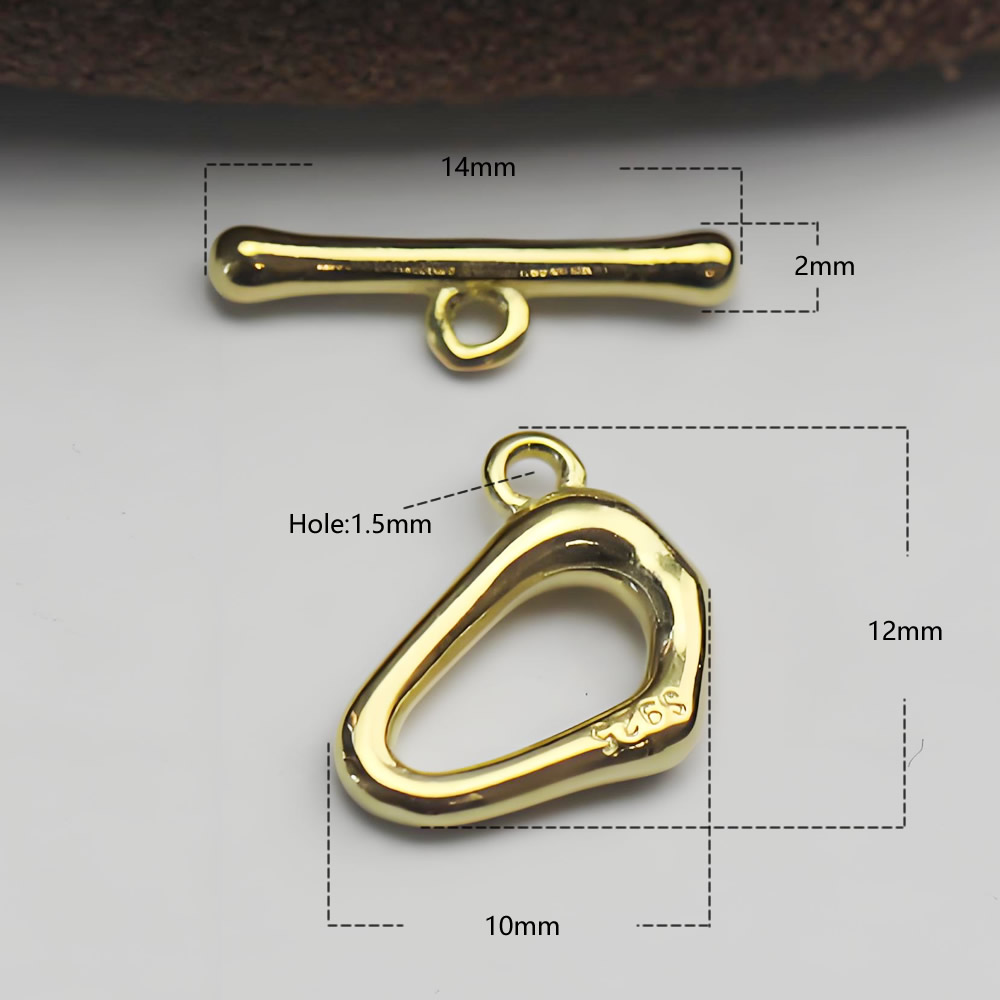 Sterling Silver Toggle Clasp