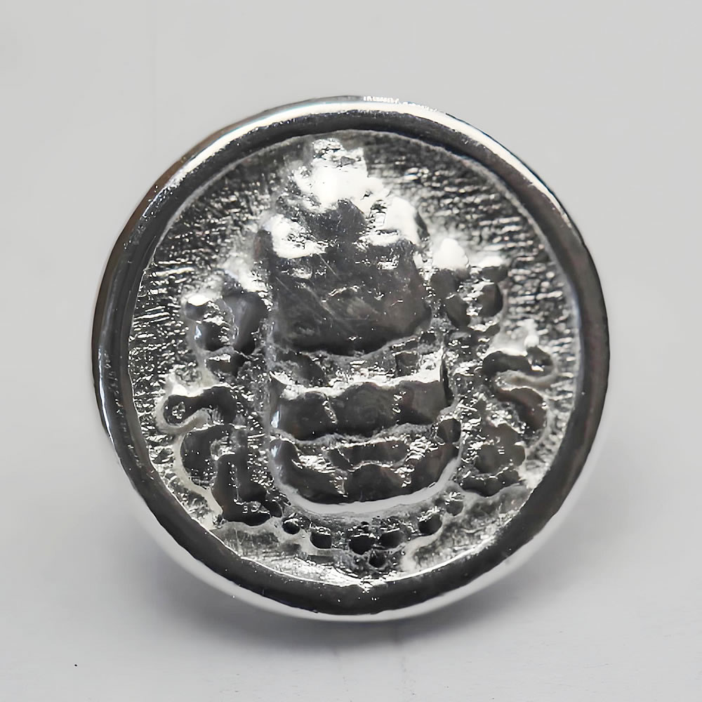 Sterling Silver Crown Buttons