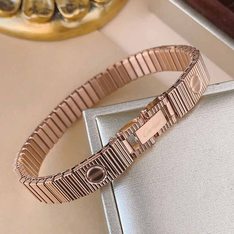 New European and American hot selling light luxury high-end stainless steel elastic bracelet