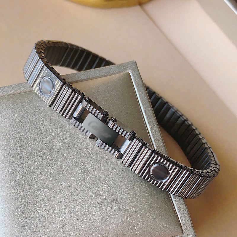 New European and American hot selling light luxury high-end stainless steel elastic bracelet