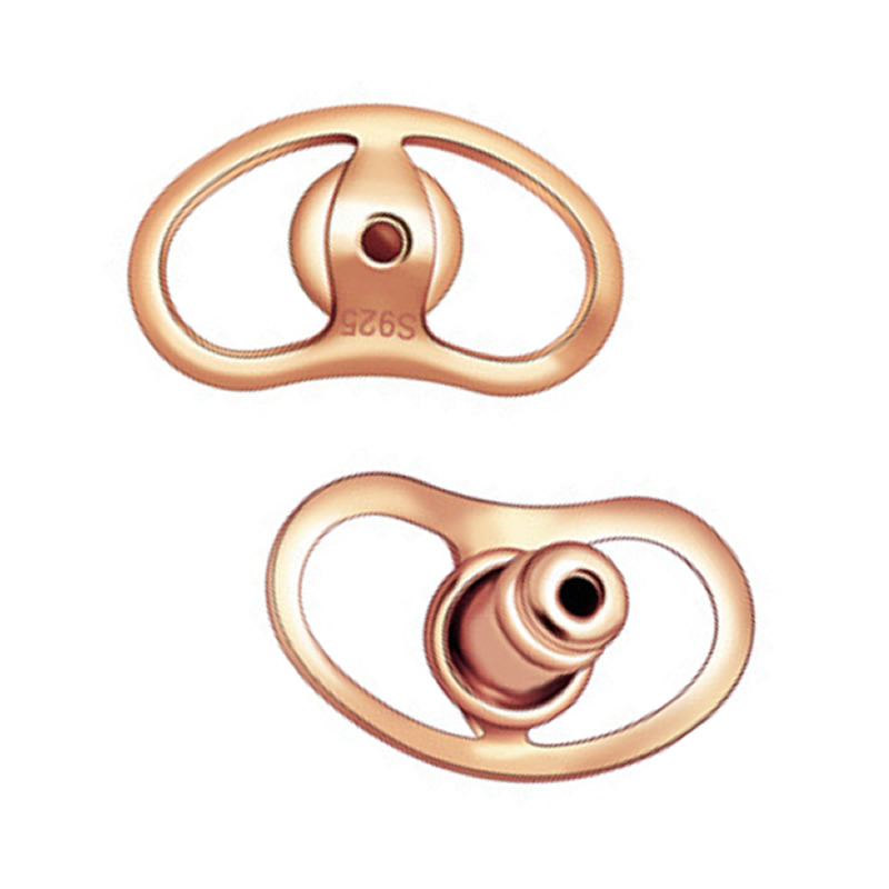 925 Sterling Silver Pig's Snout Ear Nut
