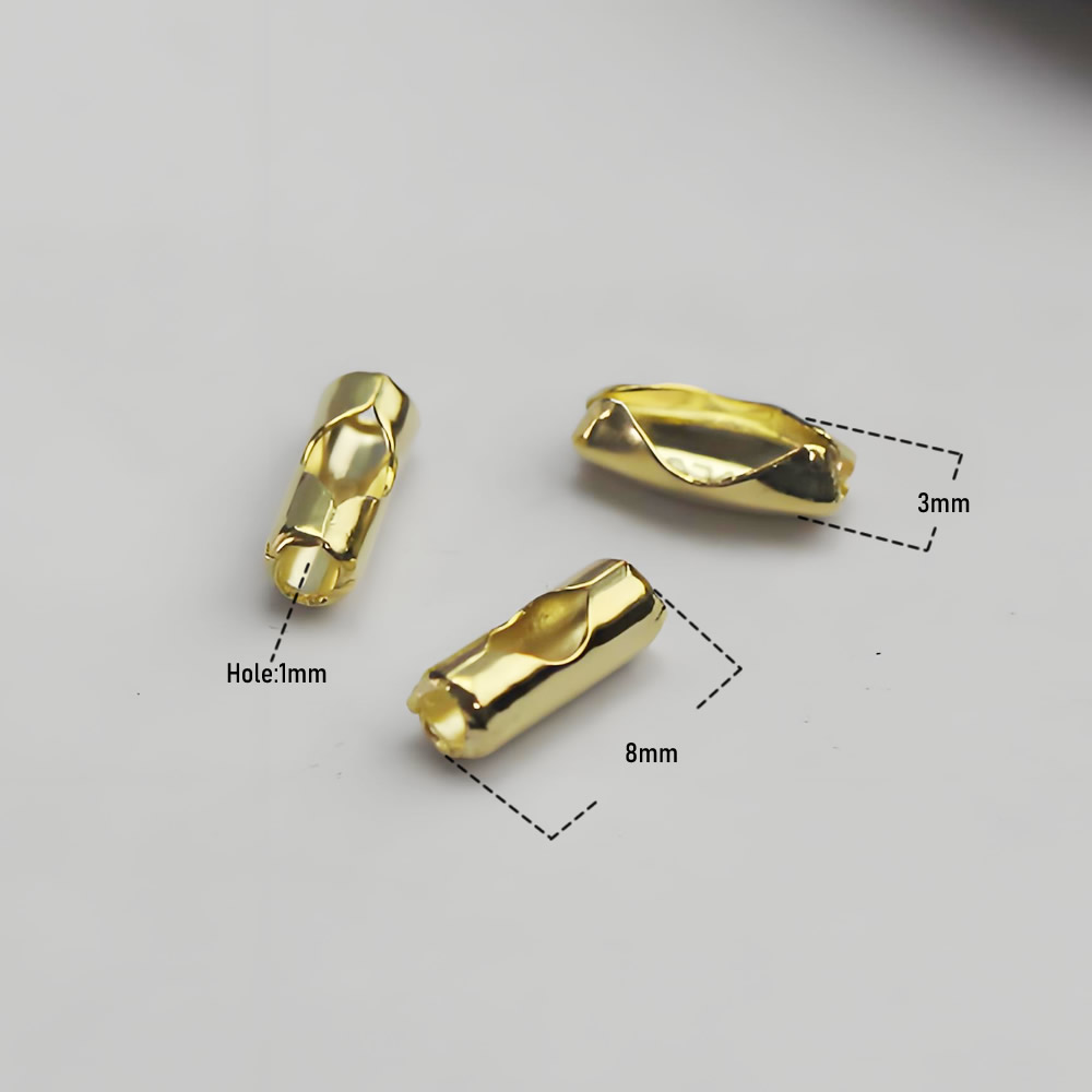 Solid Silver Crimp Tube Bead Tips Lab Tested Authentic  DIY Jewelry Making Findings