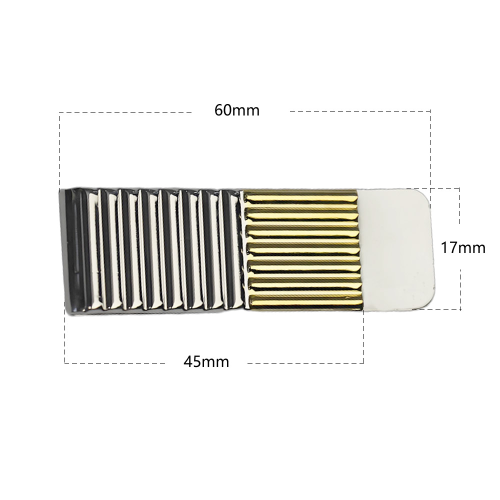 Brass money clip ,
