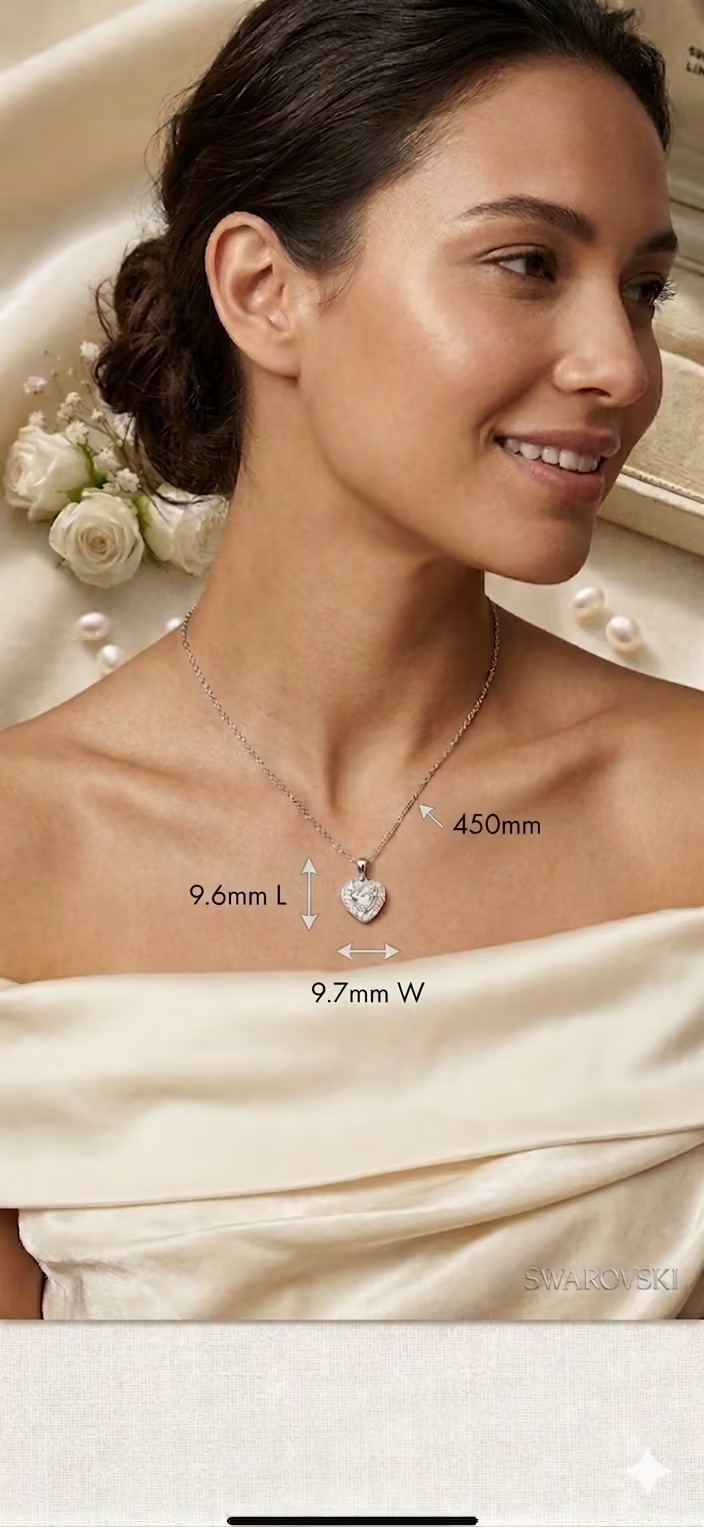 分类错 Crystal Necklace for Women Elegant Pendant Necklace Romantic Sparkling Jewelry Gift for Her