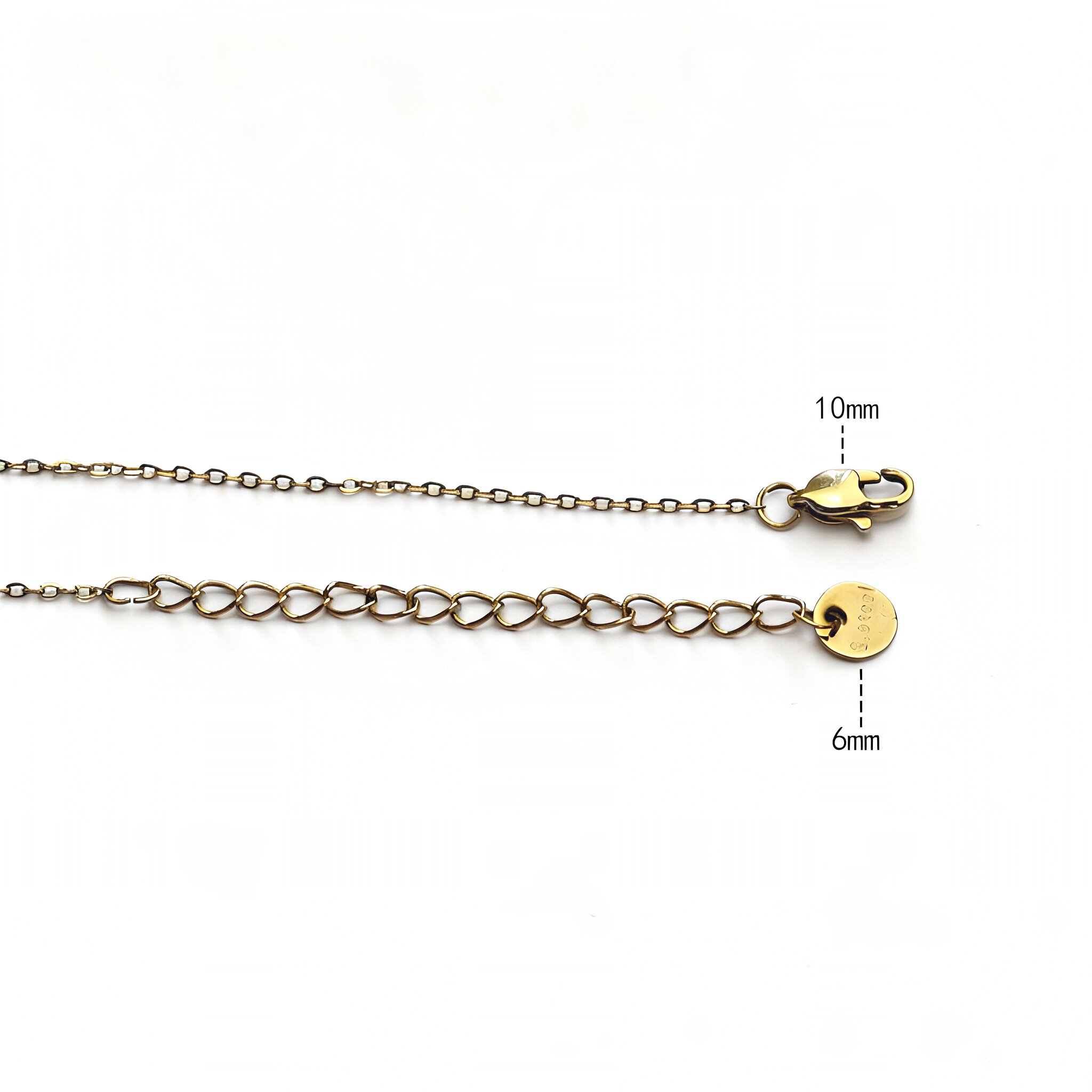 14K Gold plated stainless steel necklace