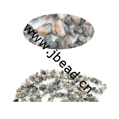 Gemstone beads, zebra jasper, chips, A-grade, 9-12mm, 32-inch /strand